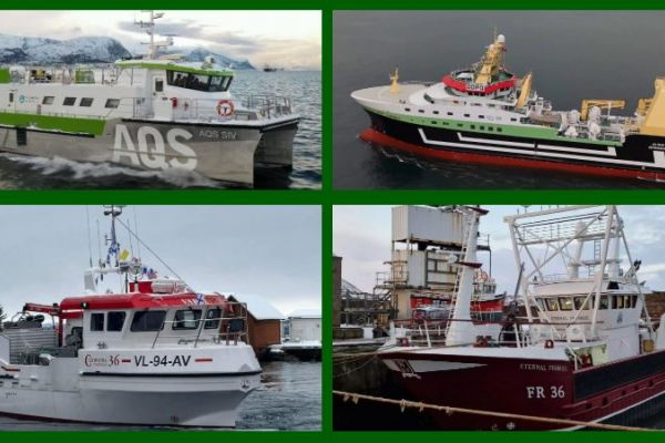 Fishing Vessel News Roundup | February 15 – Norwegian fish farm dive boat, UK scalloper and more