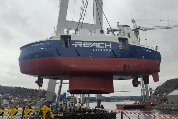 Reach Subsea’s newest USV floated out